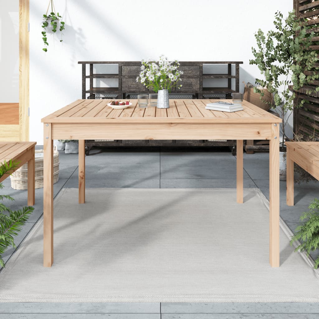 vidaXL Tuintafel 82,5x82,5x76 cm massief grenenhout