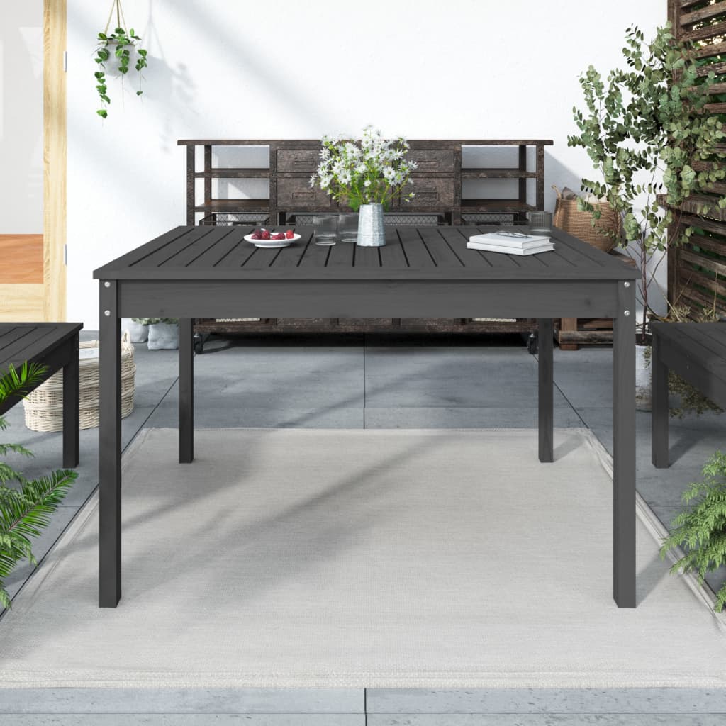 vidaXL Tuintafel 82,5x82,5x76 cm massief grenenhout