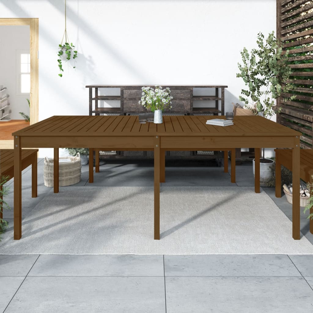 vidaXL Tuintafel 82,5x82,5x76 cm massief grenenhout