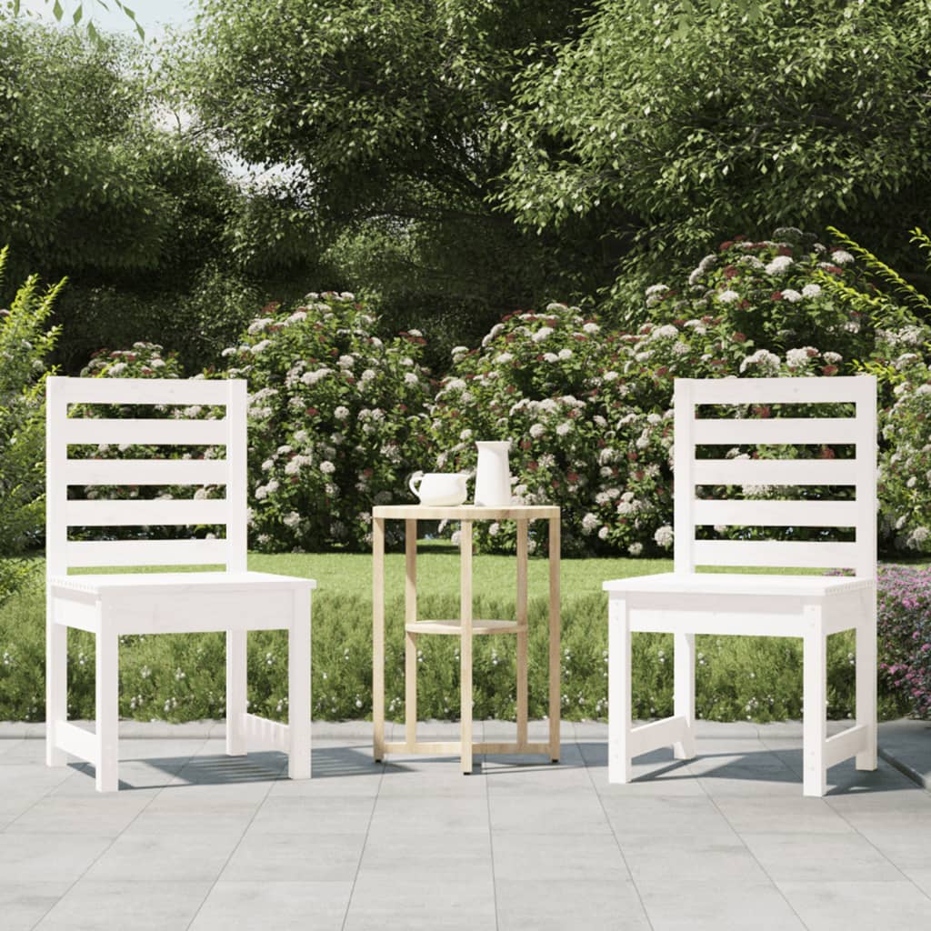 vidaXL Tuinstoelen 2 st 50x48x91,5 cm massief grenenhout
