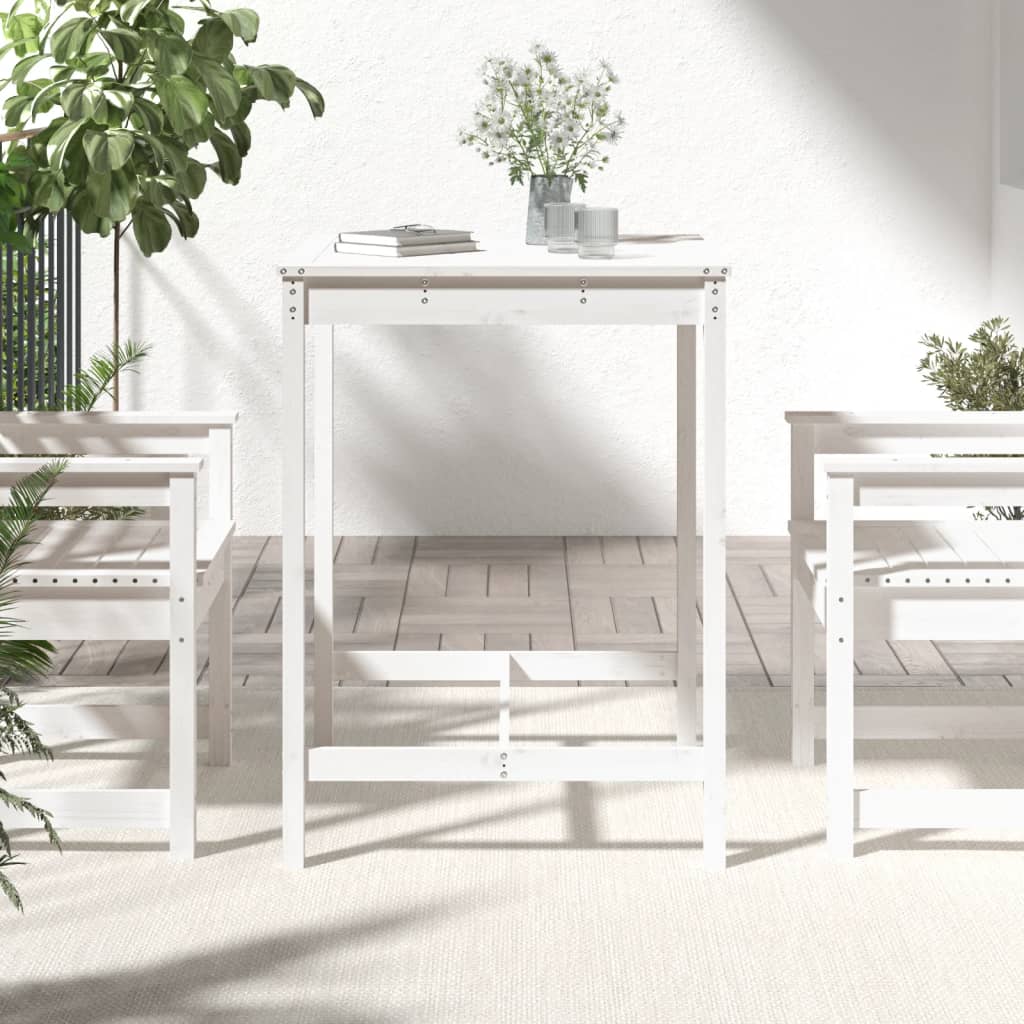 vidaXL Tuintafel 82,5x82,5x110 cm massief grenenhout