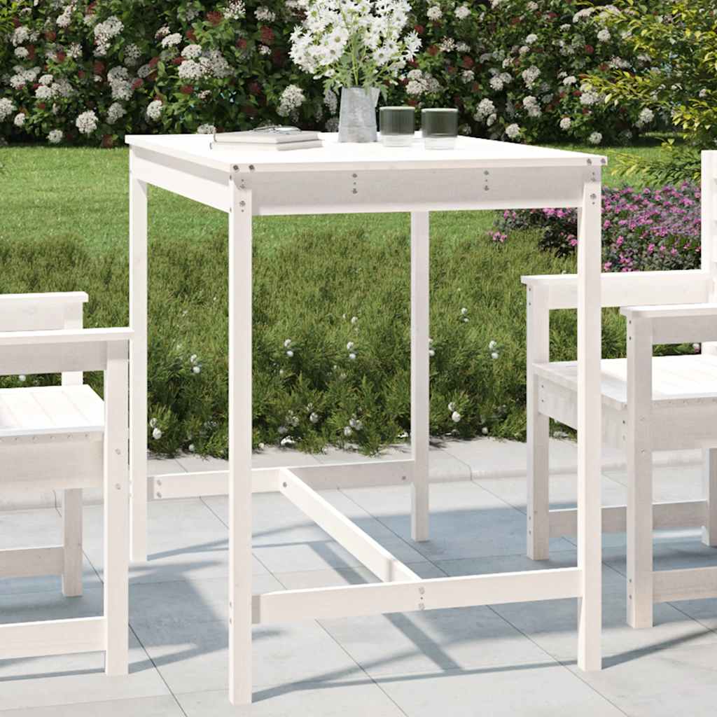 vidaXL Tuintafel 82,5x82,5x110 cm massief grenenhout
