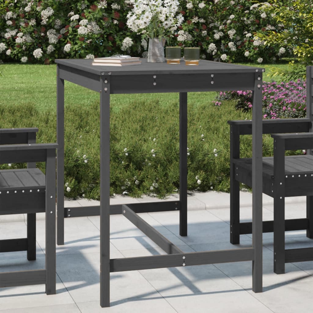 vidaXL Tuintafel 82,5x82,5x110 cm massief grenenhout