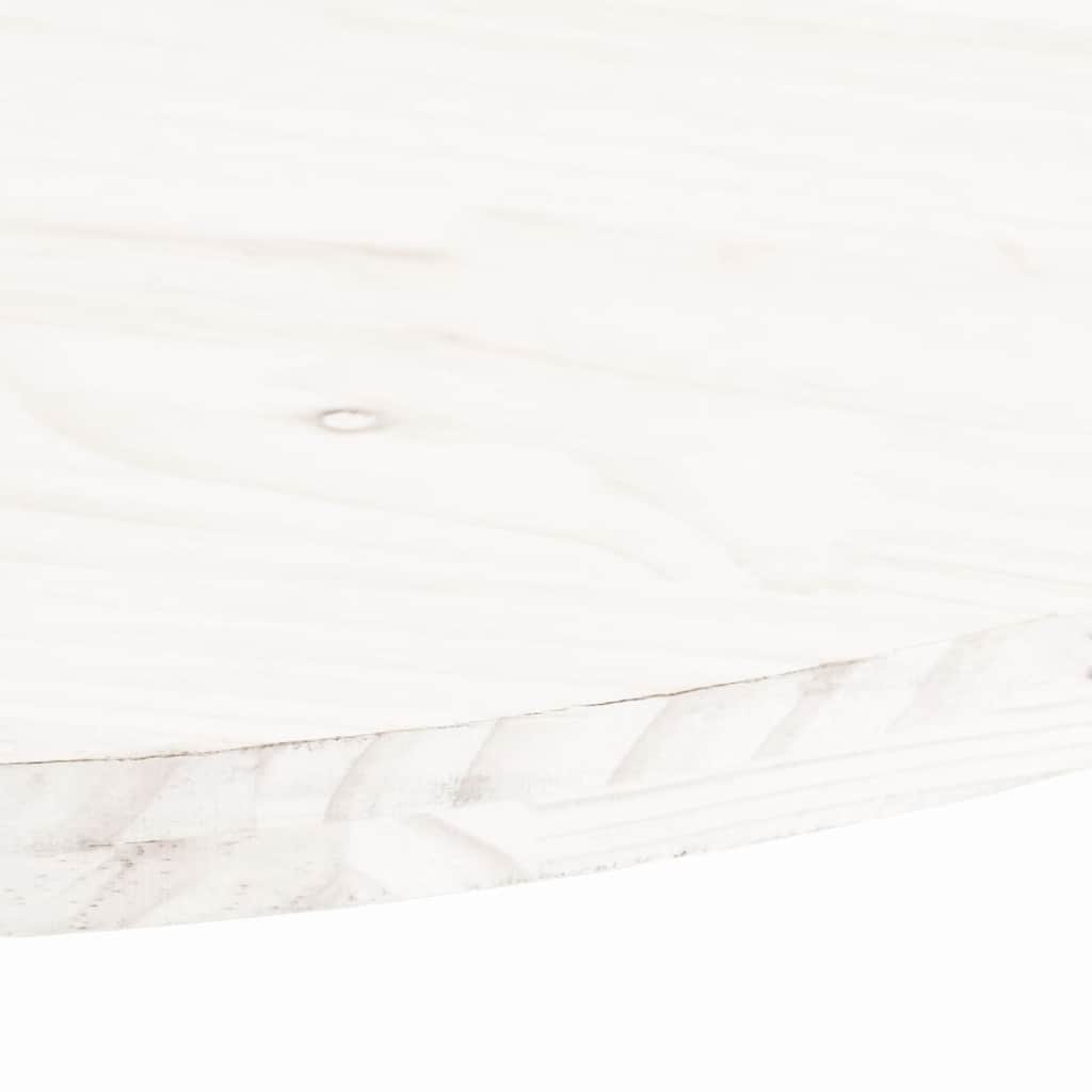 vidaXL Tafelblad 60x30x2,5 cm massief grenenhout ovaal