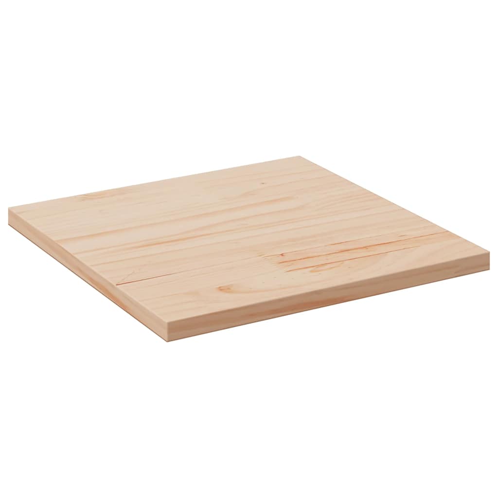 vidaXL Tafelblad vierkant 40x40x2,5 cm massief grenenhout wit