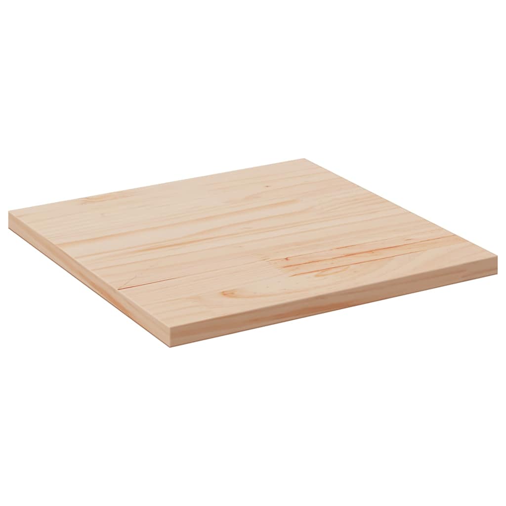 vidaXL Tafelblad vierkant 40x40x2,5 cm massief grenenhout wit