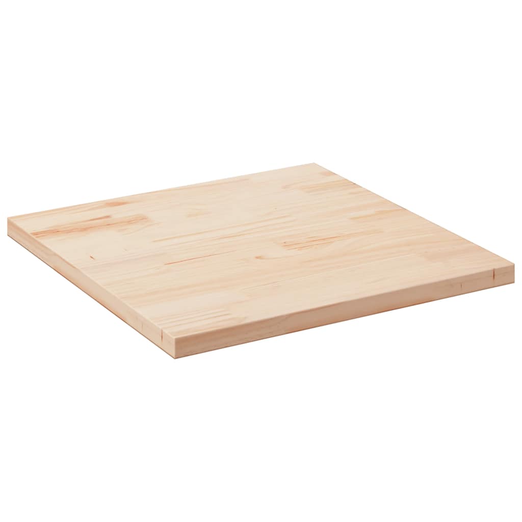 vidaXL Tafelblad vierkant 40x40x2,5 cm massief grenenhout wit