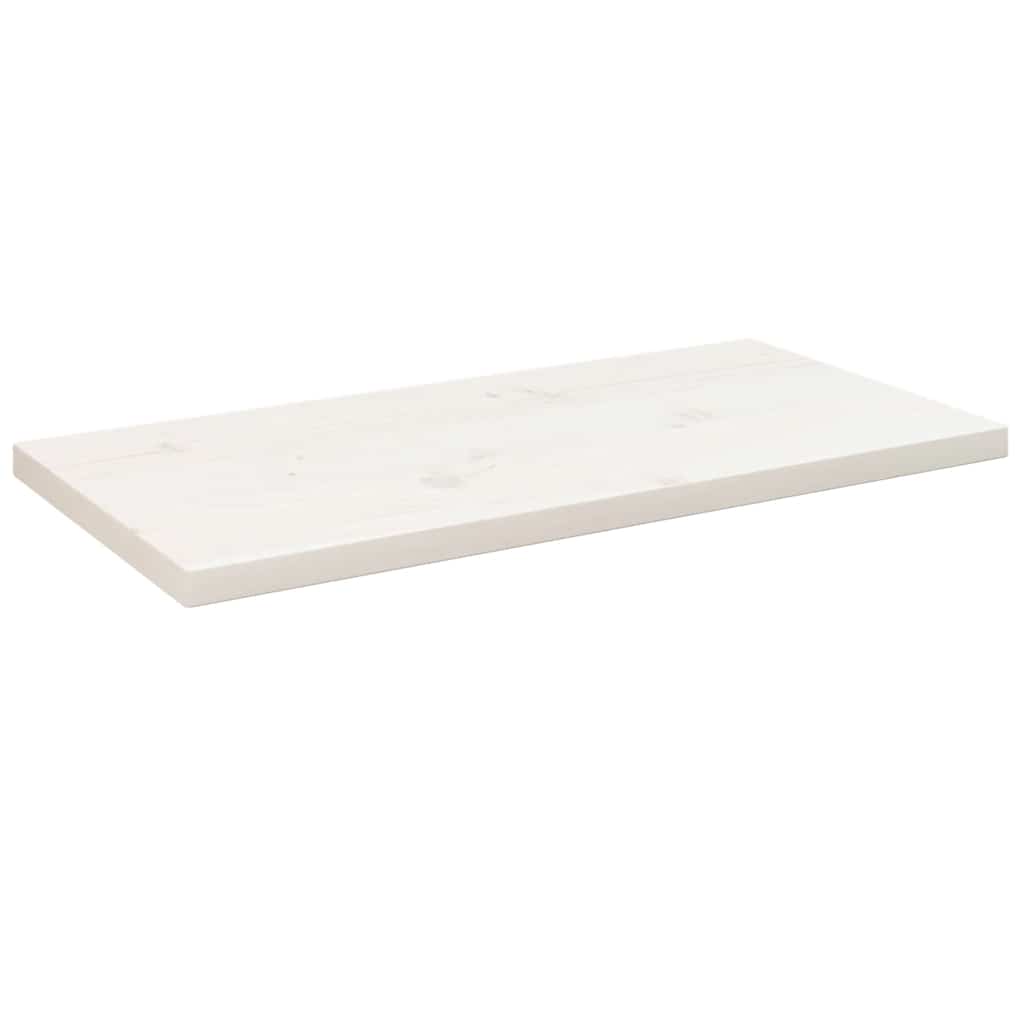 vidaXL Tafelblad vierkant 40x40x2,5 cm massief grenenhout wit