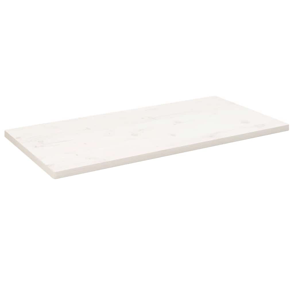 vidaXL Tafelblad vierkant 40x40x2,5 cm massief grenenhout wit