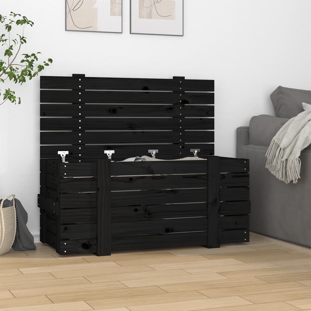vidaXL Opbergbox 58x40,5x42 cm massief grenenhout