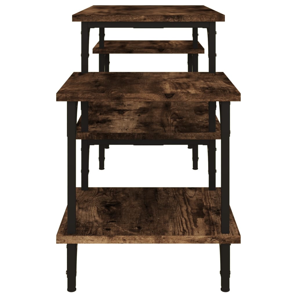 vidaXL Tv-meubel 117x35x52 cm bewerkt hout sonoma eikenkleurig