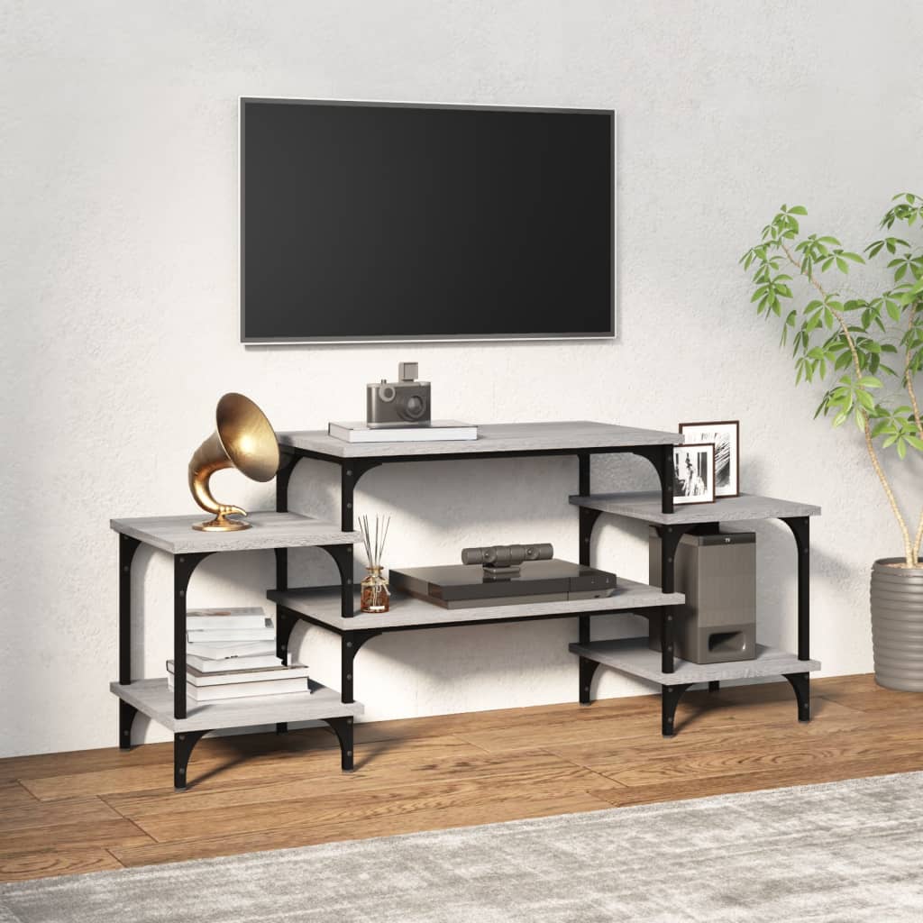 vidaXL Tv-meubel 117x35x52 cm bewerkt hout sonoma eikenkleurig