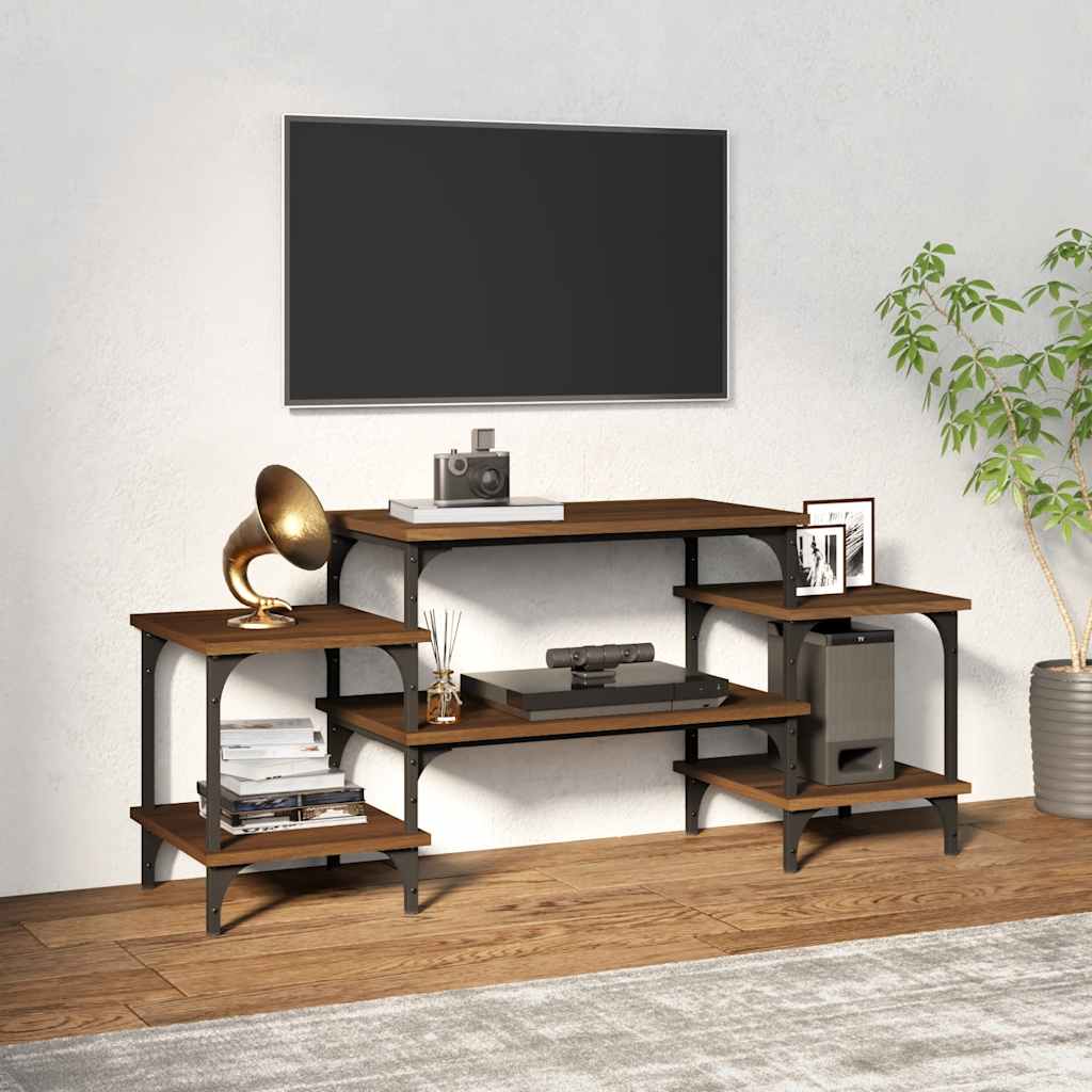 vidaXL Tv-meubel 117x35x52 cm bewerkt hout sonoma eikenkleurig