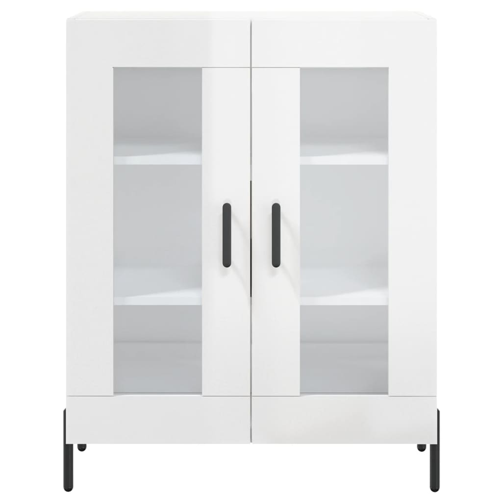 vidaXL Dressoir 69,5x34x90 cm bewerkt hout wit