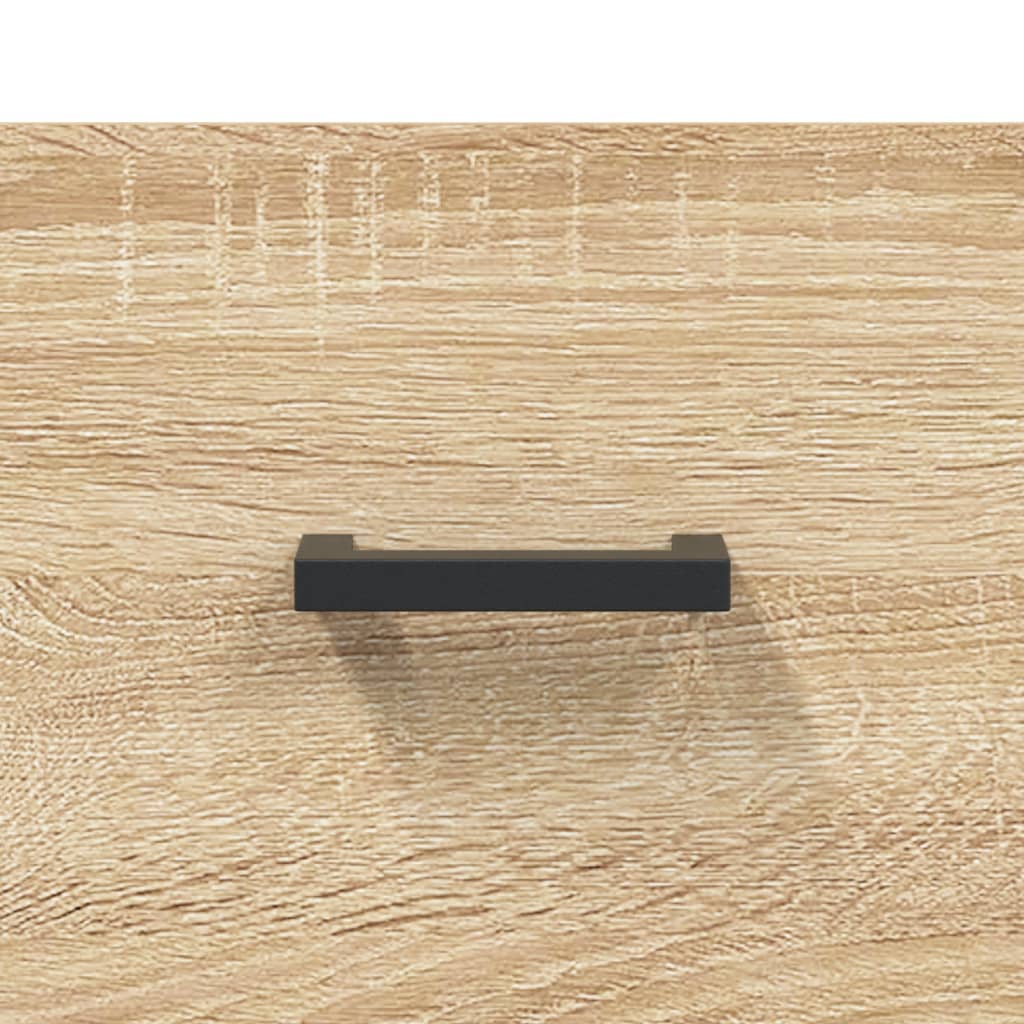 vidaXL Dressoir 69,5x34x90 cm bewerkt hout wit
