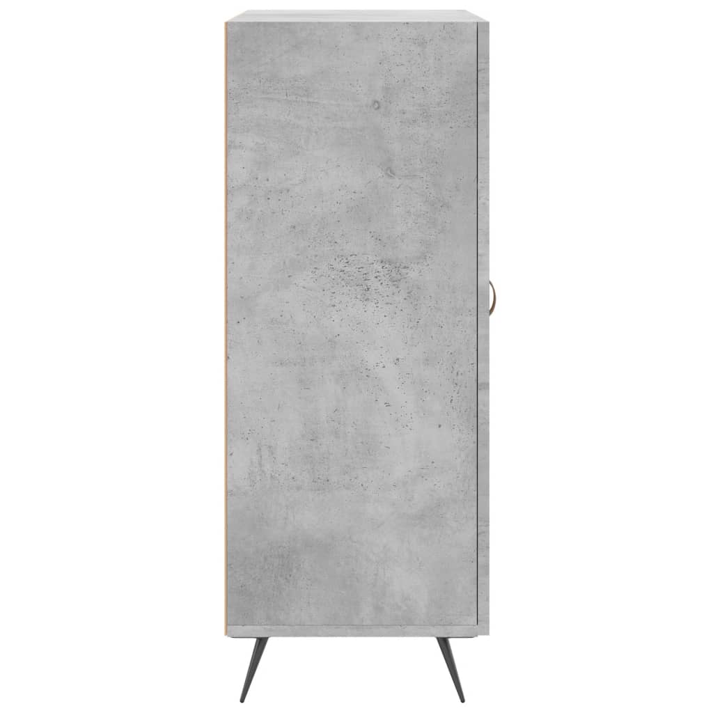 vidaXL Dressoir 69,5x34x90 cm bewerkt hout wit