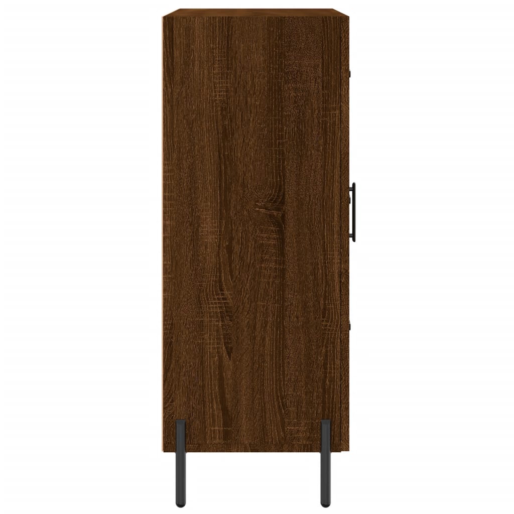 vidaXL Dressoir 69,5x34x90 cm bewerkt hout wit