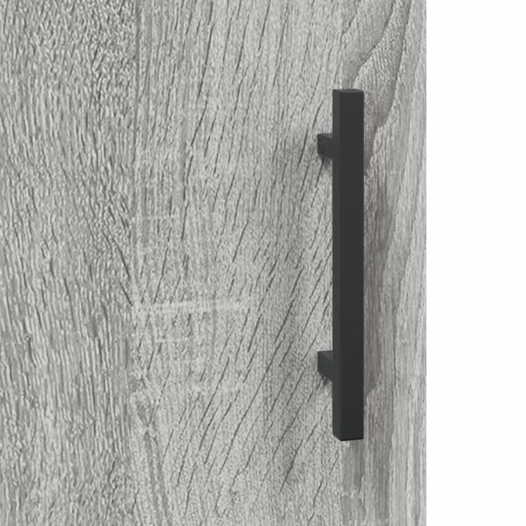 vidaXL Dressoir 69,5x34x90 cm bewerkt hout wit
