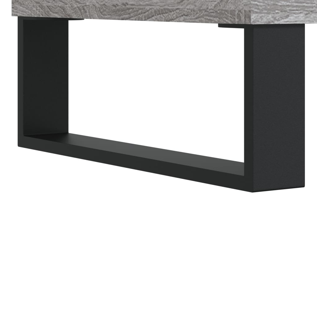 vidaXL Dressoir 69,5x34x90 cm bewerkt hout wit