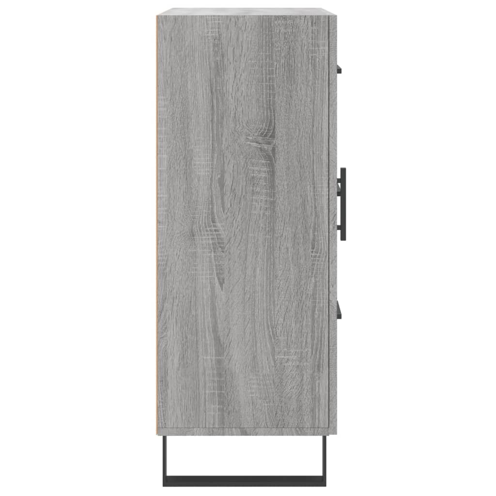 vidaXL Dressoir 69,5x34x90 cm bewerkt hout wit