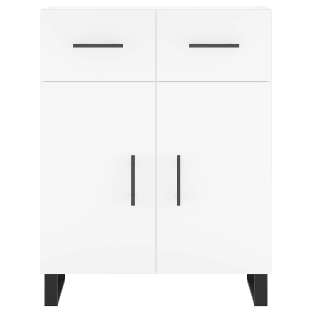 vidaXL Dressoir 69,5x34x90 cm bewerkt hout wit