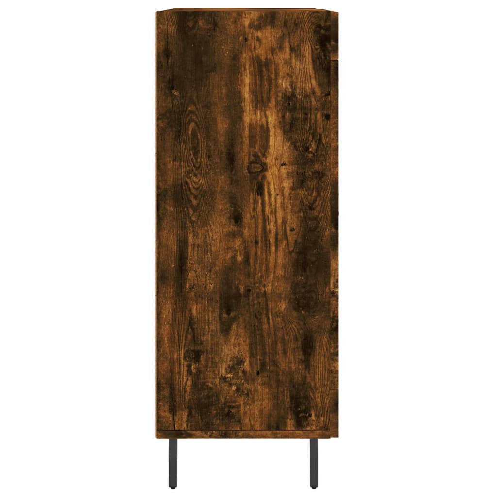 vidaXL Dressoir 69,5x34x90 cm bewerkt hout wit