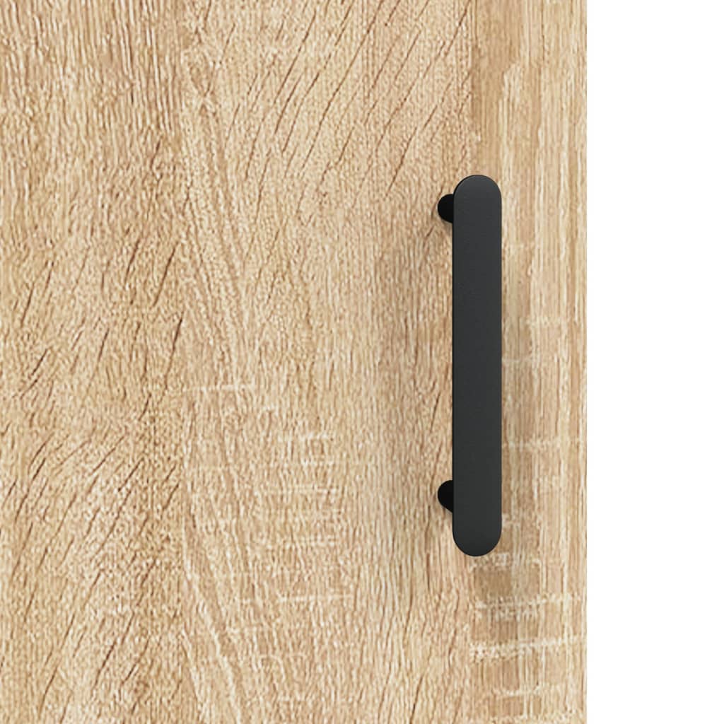 vidaXL Dressoir 90x34x80 cm bewerkt hout wit