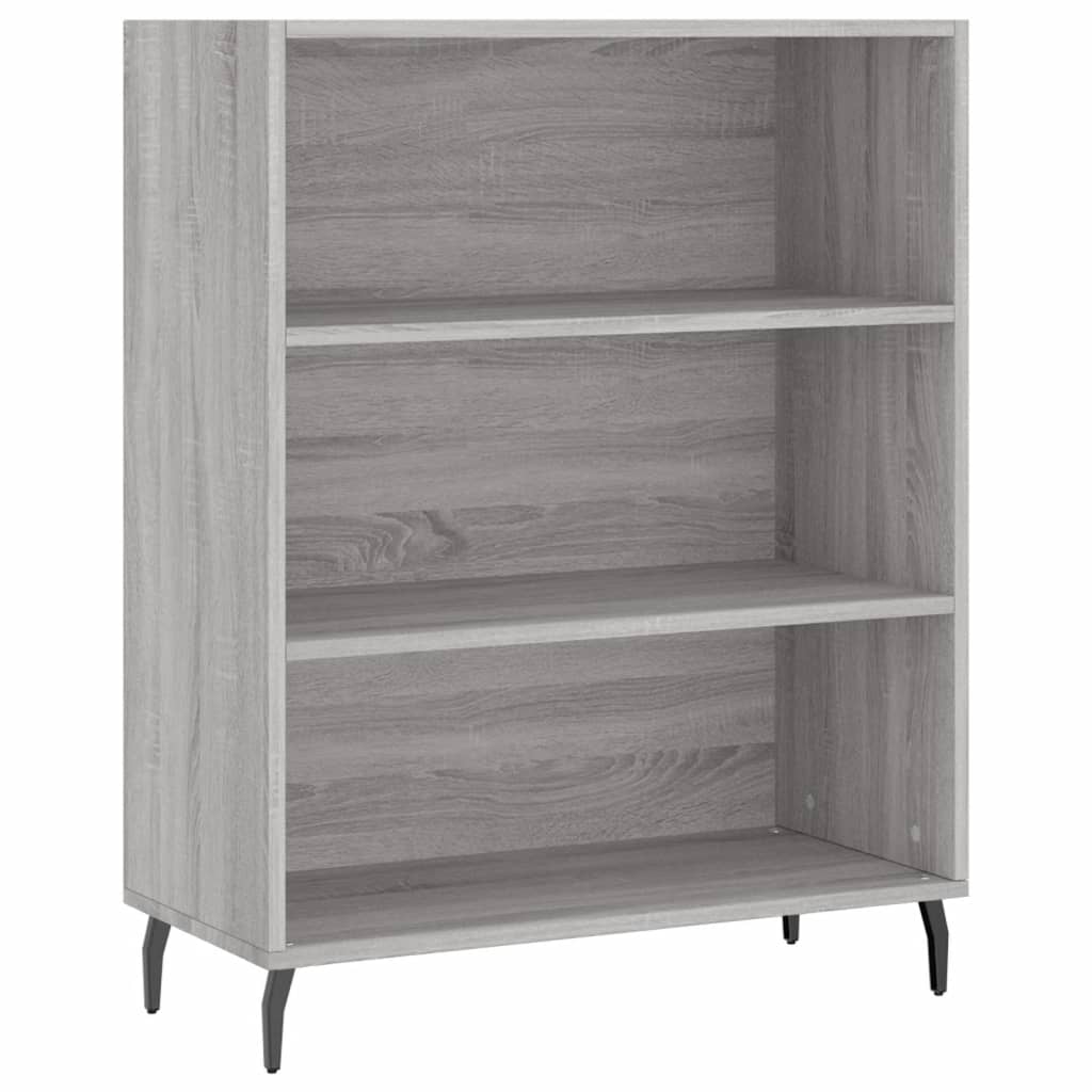 vidaXL Shelf Cabinet 69.5x32.5x90 cm Engineered Wood Concrete Grey