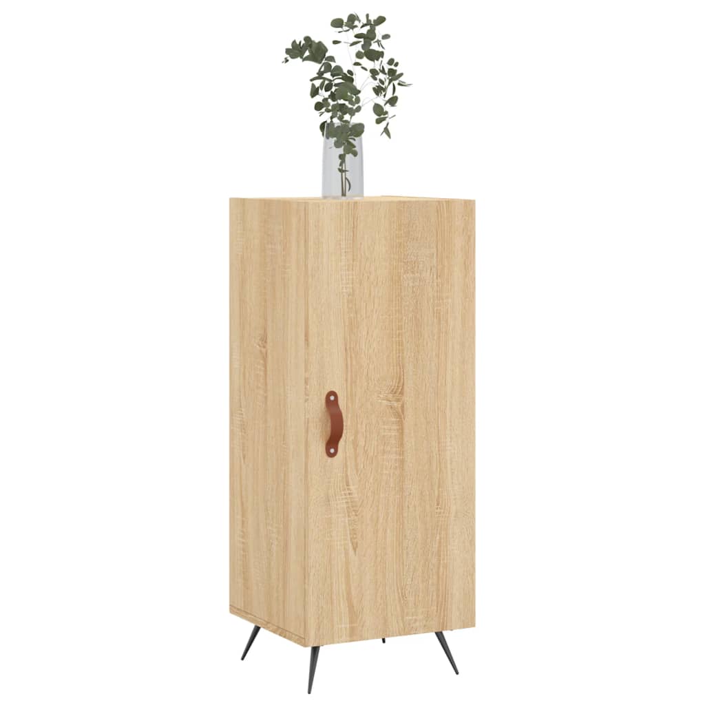 vidaXL Dressoir 34,5x34x90 cm bewerkt hout wit