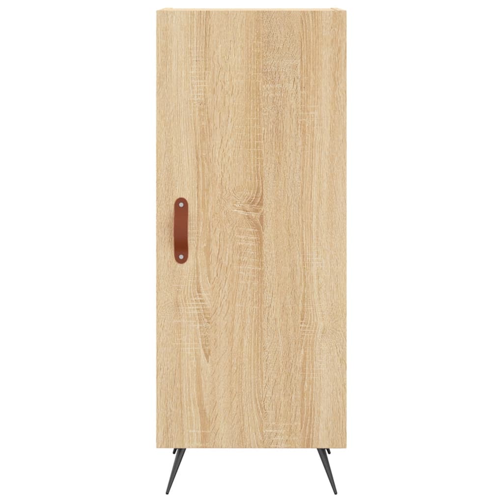 vidaXL Dressoir 34,5x34x90 cm bewerkt hout wit