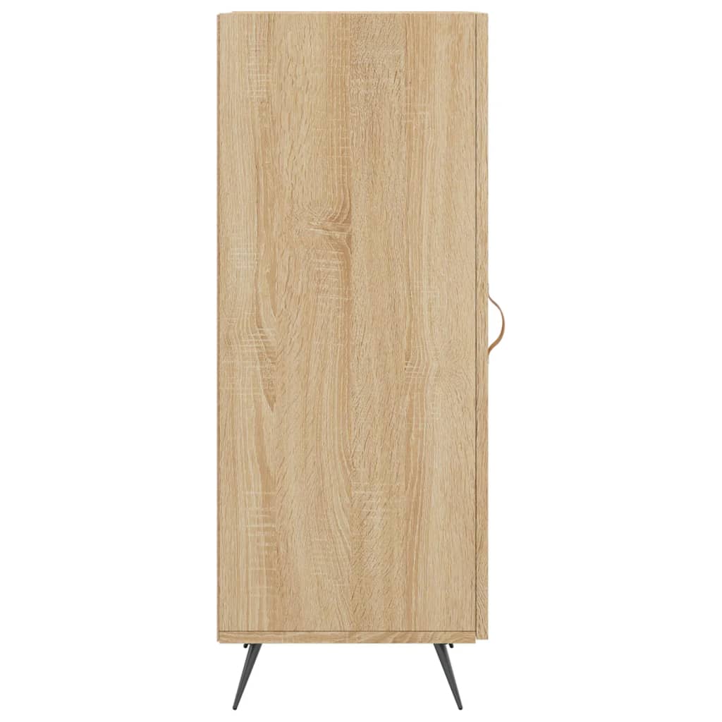 vidaXL Dressoir 34,5x34x90 cm bewerkt hout wit