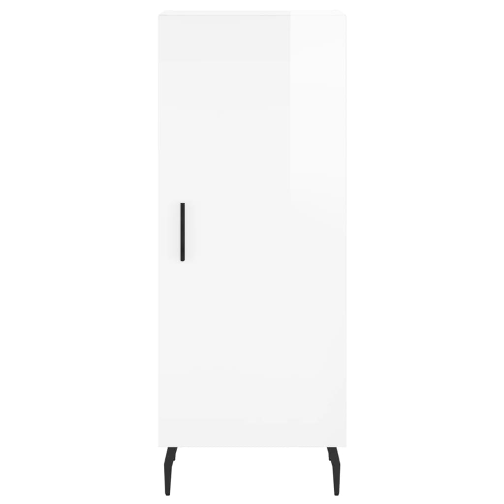 vidaXL Dressoir 34,5x34x90 cm bewerkt hout wit