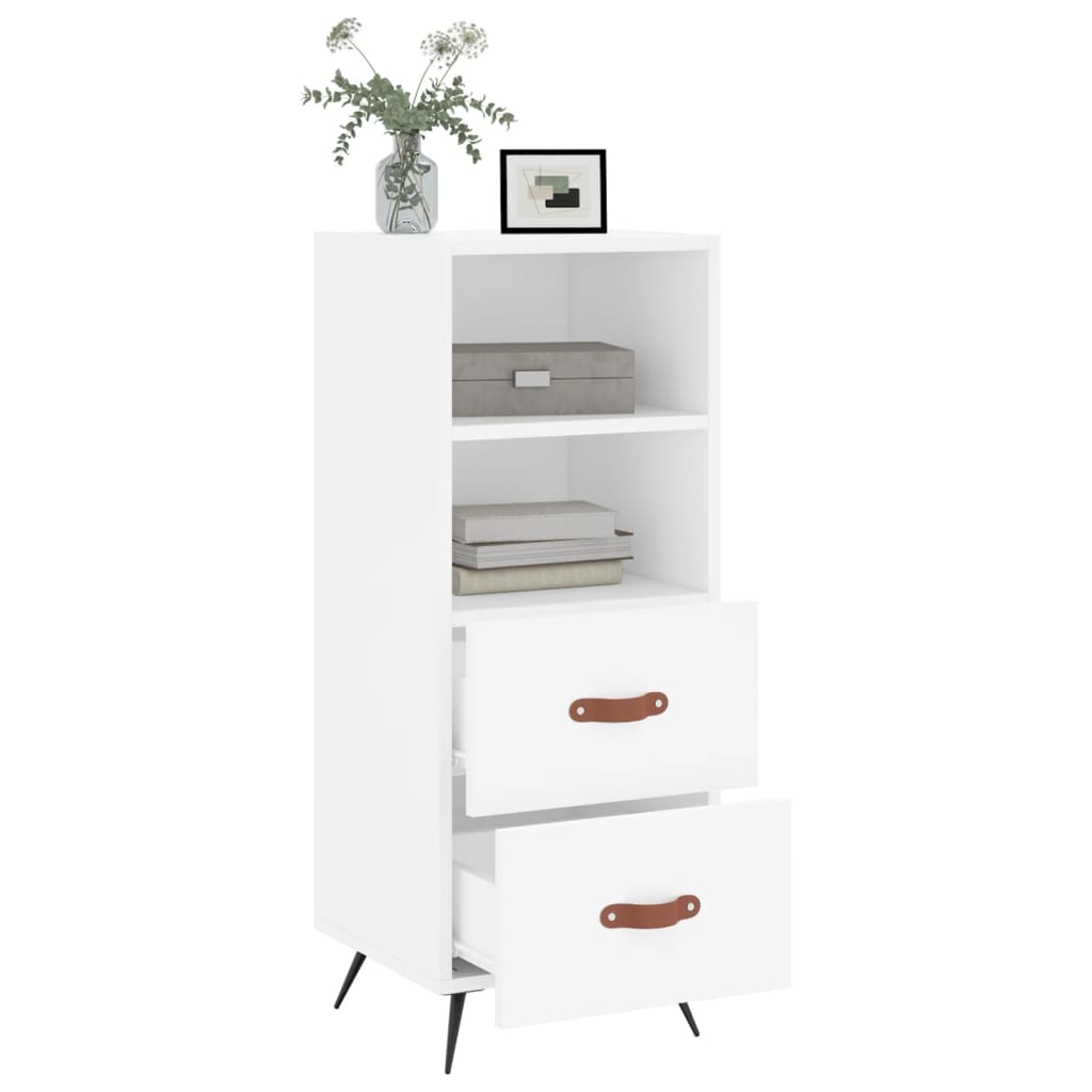vidaXL Sideboard 34.5x34x90 cm engineered wood white