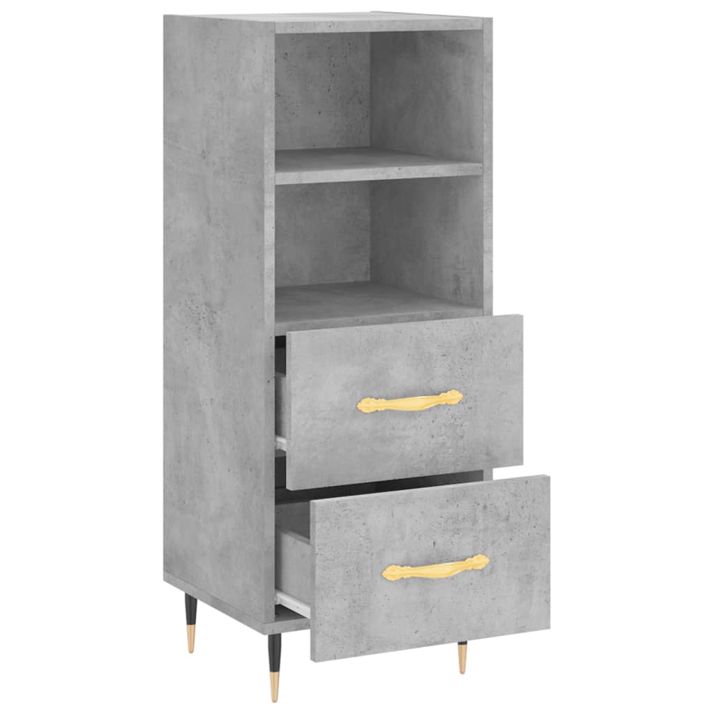 vidaXL Dressoir 34,5x34x90 cm bewerkt hout wit
