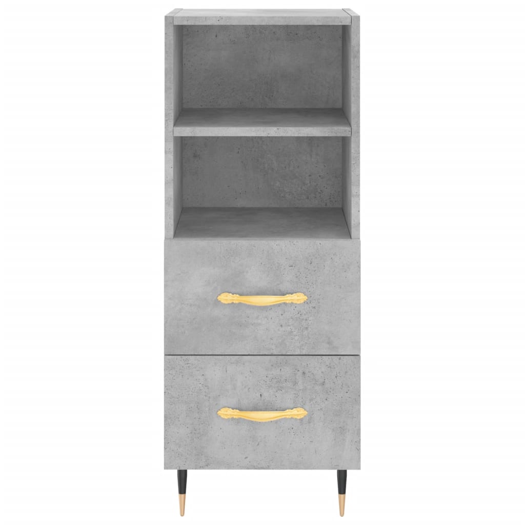 vidaXL Dressoir 34,5x34x90 cm bewerkt hout wit