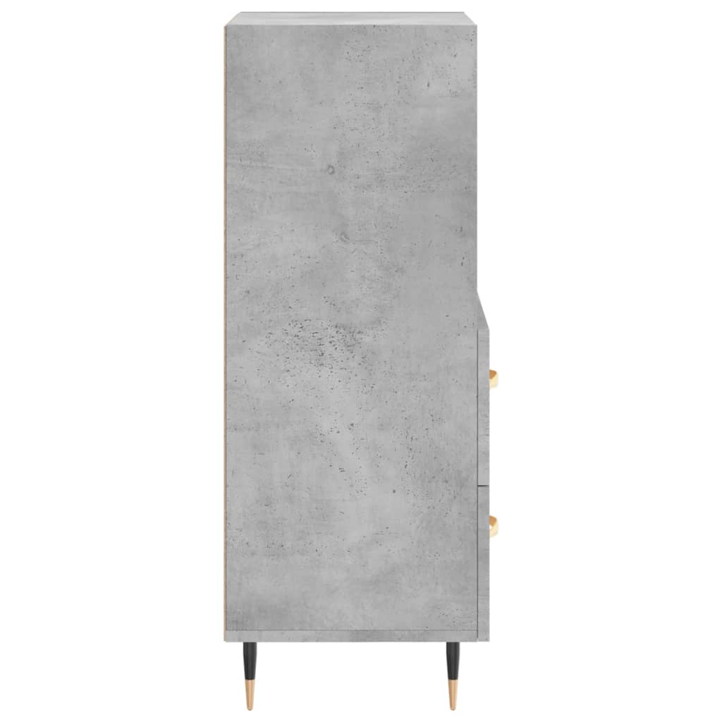 vidaXL Dressoir 34,5x34x90 cm bewerkt hout wit
