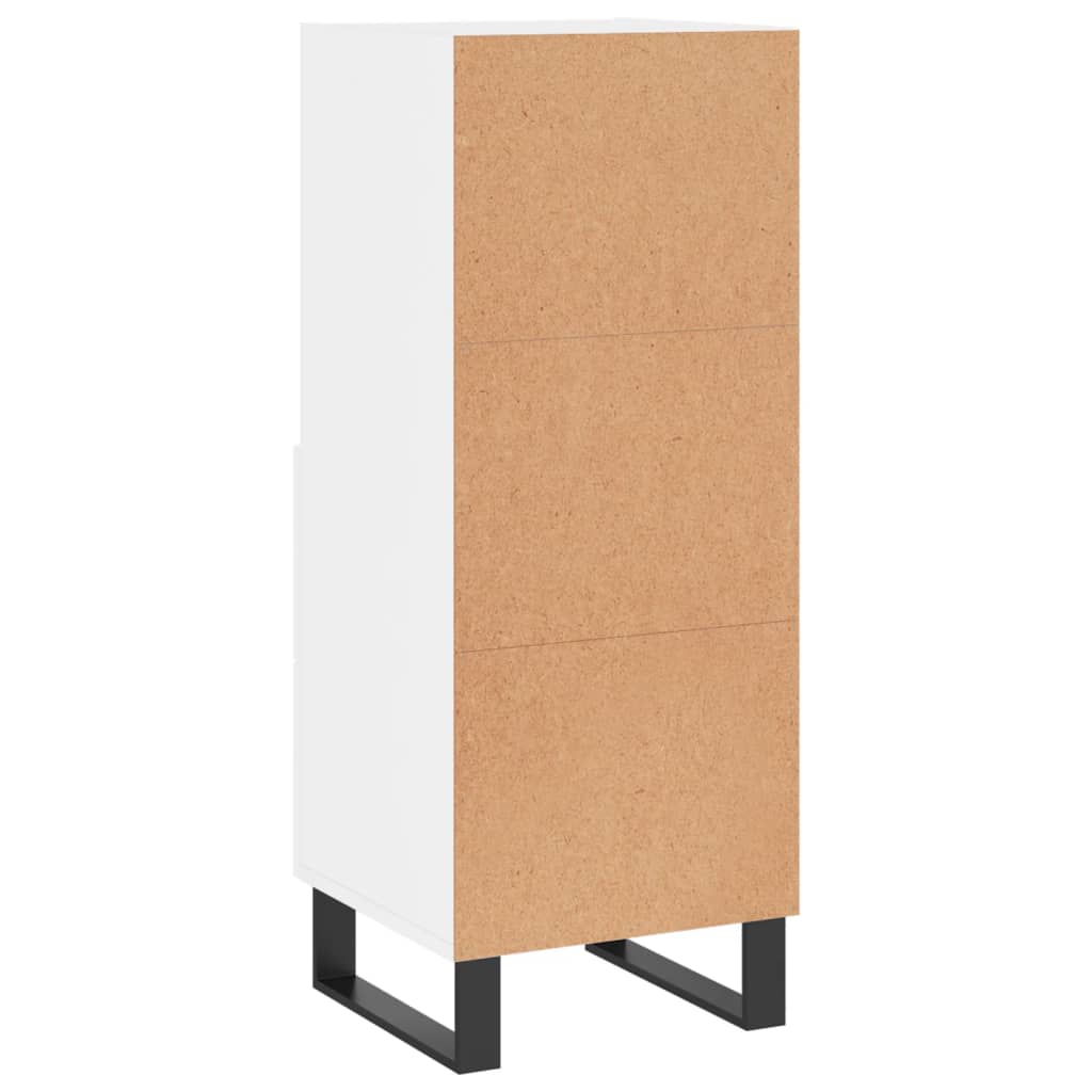 vidaXL Sideboard 34.5x34x90 cm engineered wood white