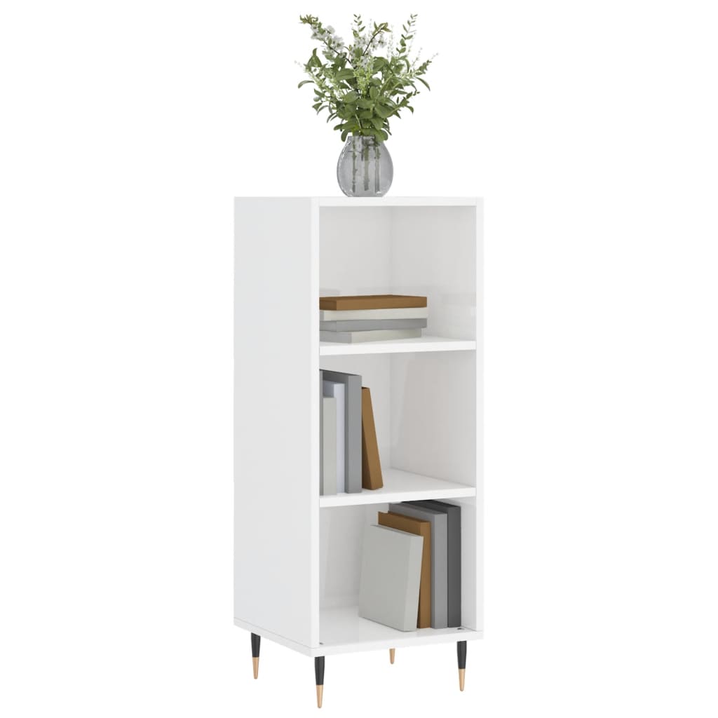 vidaXL Dressoir 34,5x32,5x90 cm bewerkt hout wit
