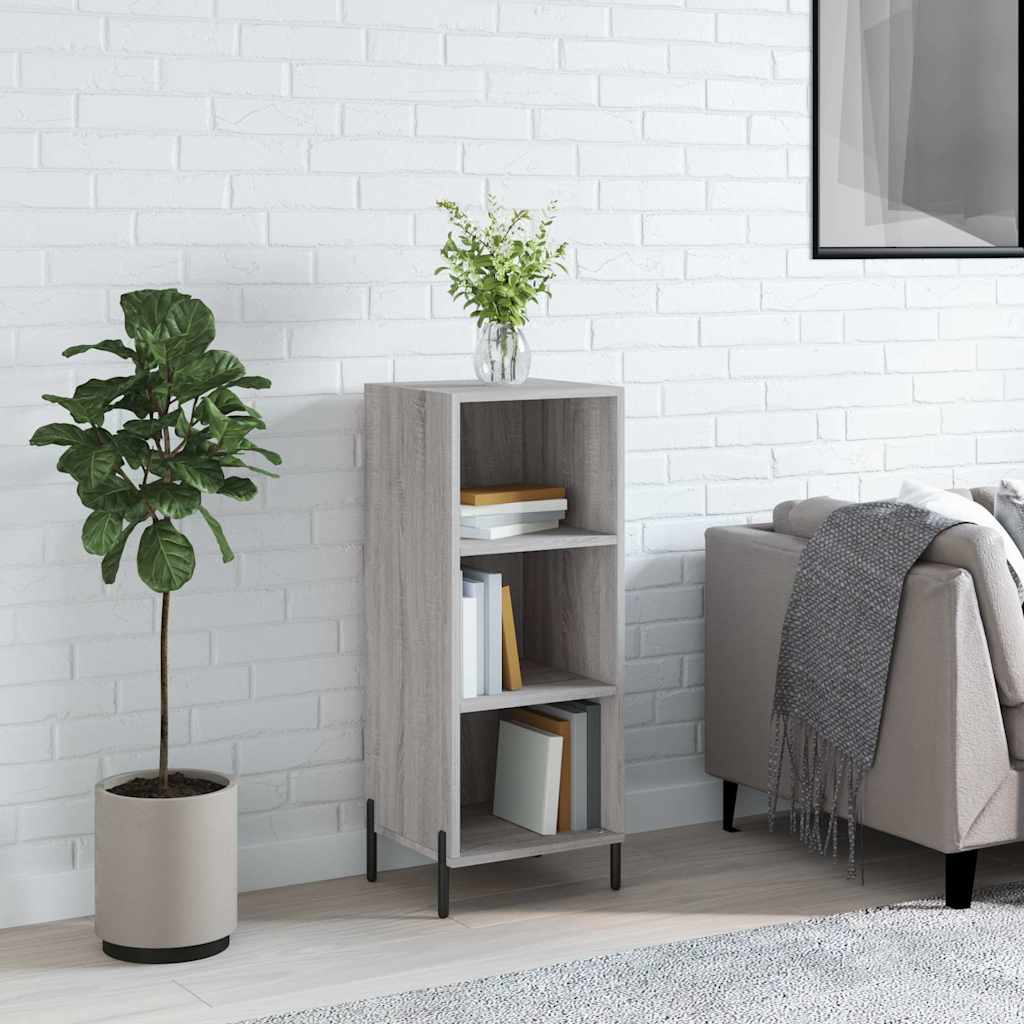 vidaXL Dressoir 34,5x32,5x90 cm bewerkt hout wit