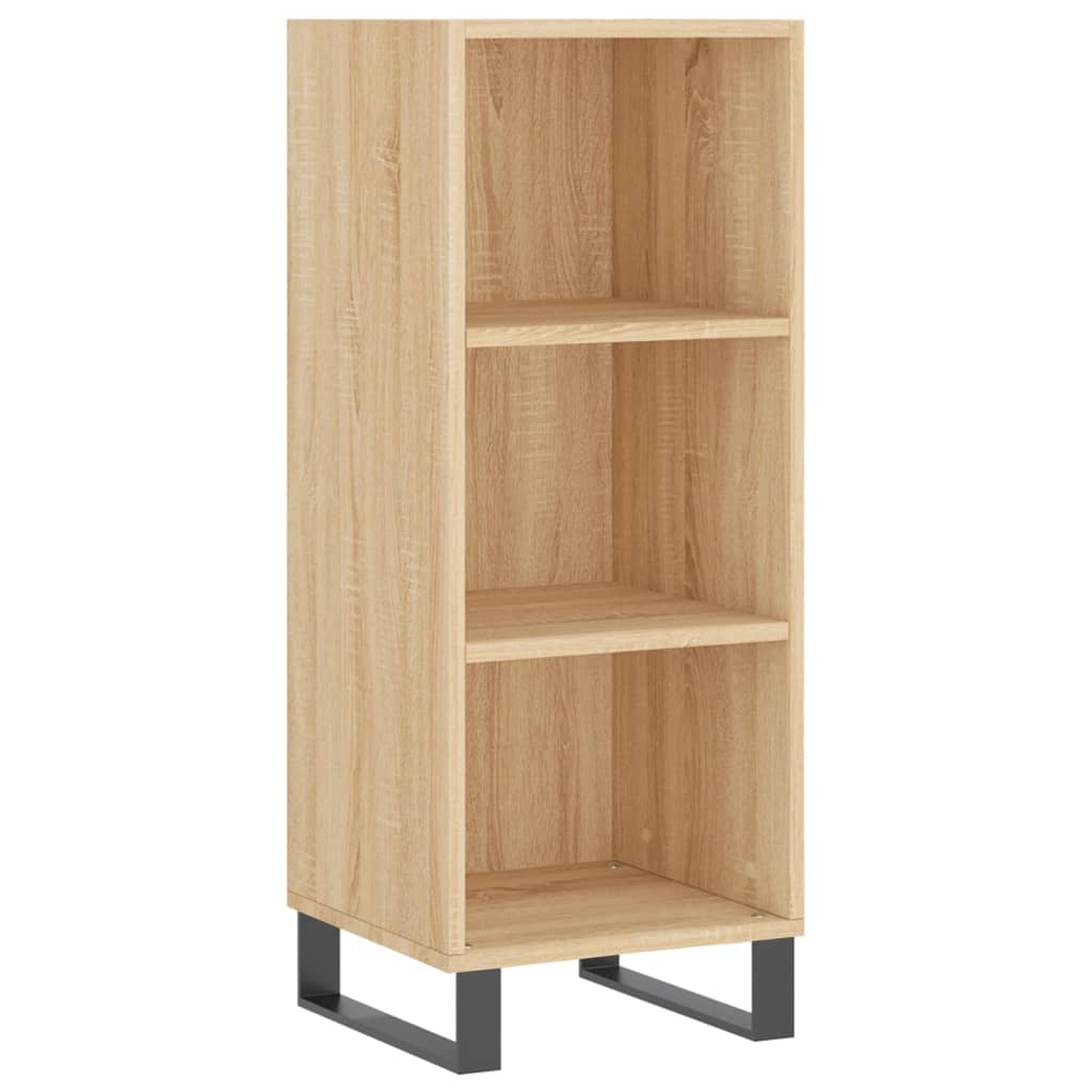 vidaXL Dressoir 34,5x32,5x90 cm bewerkt hout wit