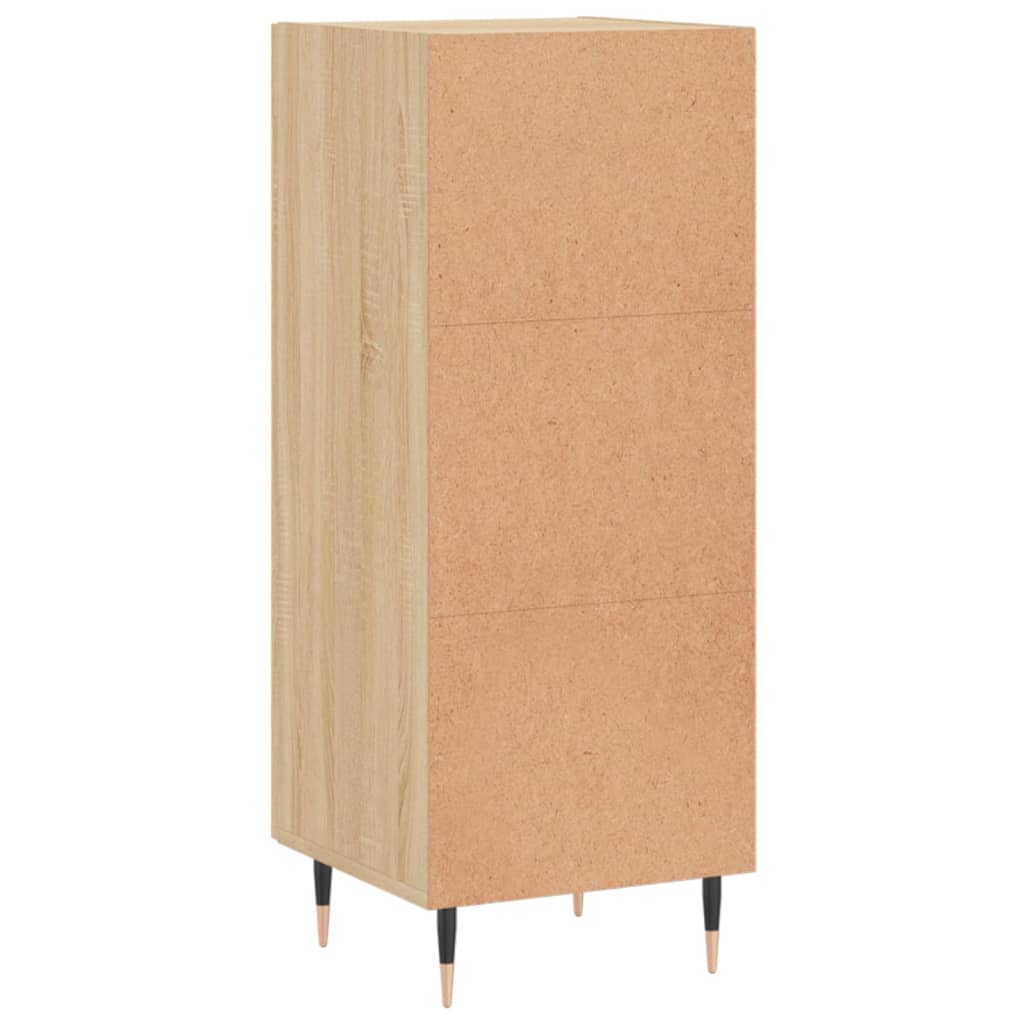 vidaXL Dressoir 34,5x34x90 cm bewerkt hout wit