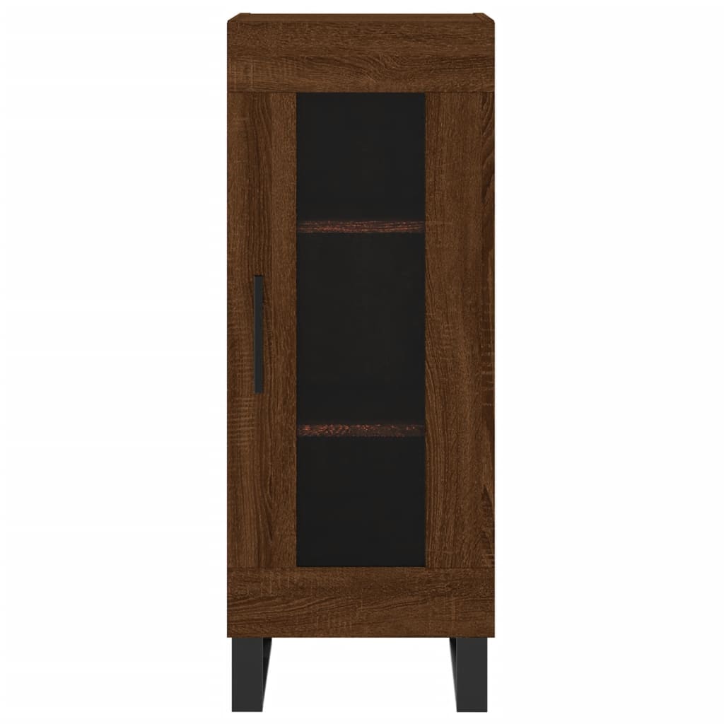 vidaXL Dressoir 34,5x34x90 cm bewerkt hout wit