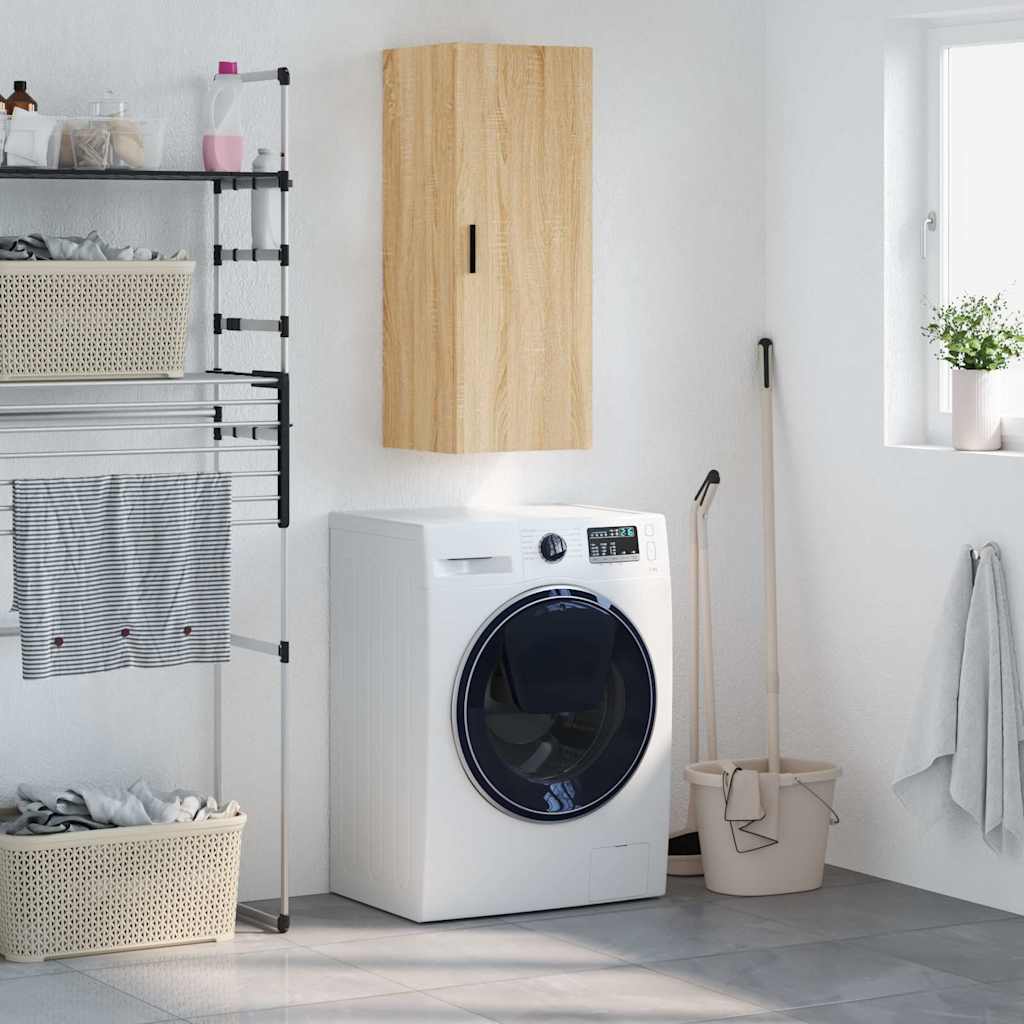 vidaXL Bovenkast 34,5x34x90 cm wit