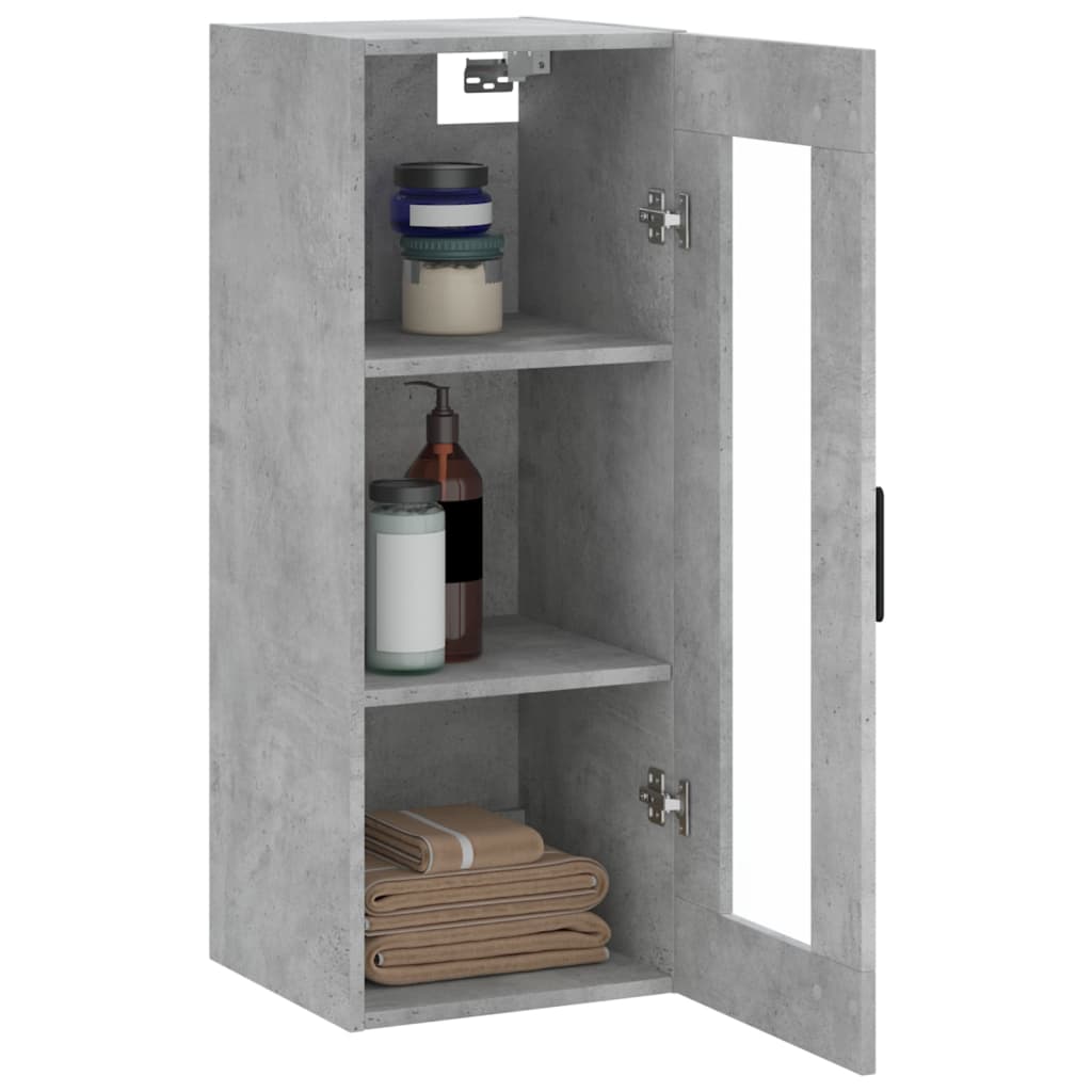 vidaXL Wall Cabinet 34.5x34x90 cm white