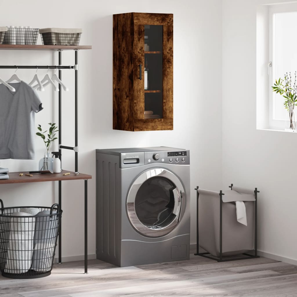 vidaXL Wall Cabinet 34.5x34x90 cm white