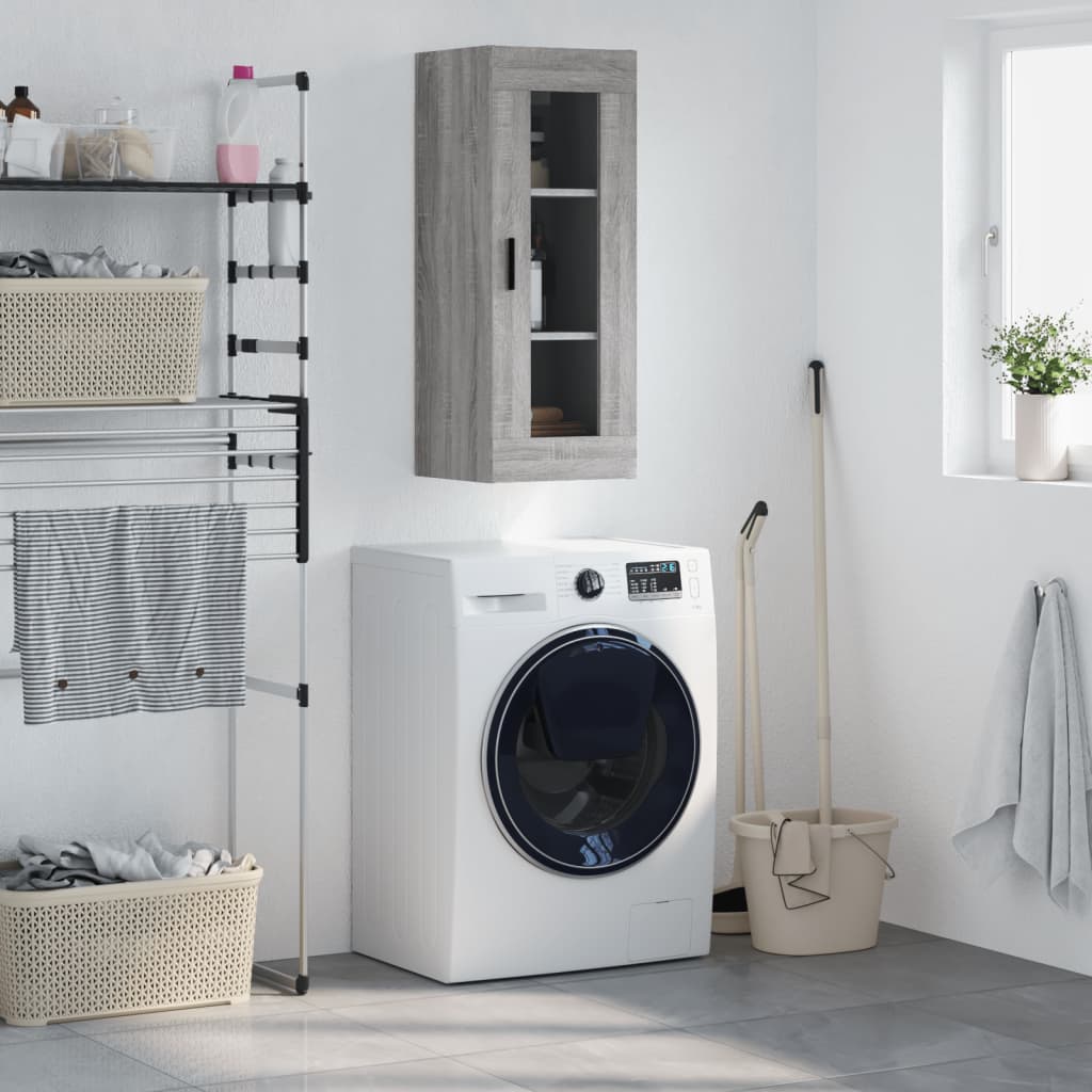 vidaXL Wall Cabinet 34.5x34x90 cm white