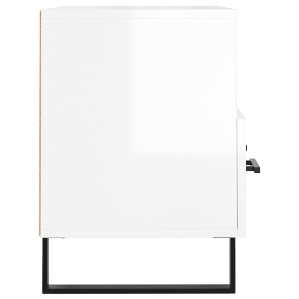 vidaXL Tv-meubel 80x36x50 cm bewerkt hout wit