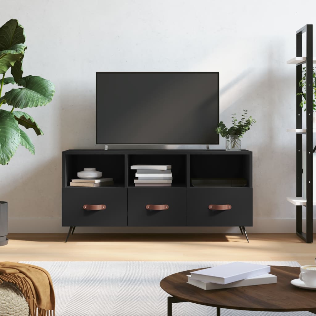vidaXL Tv-meubel 102x36x50 cm bewerkt hout wit