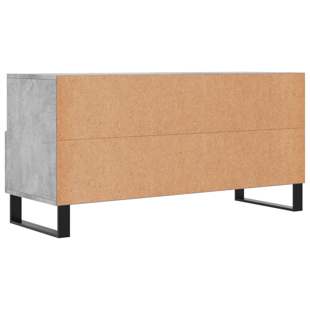 vidaXL Tv-meubel 102x36x50 cm bewerkt hout zwart