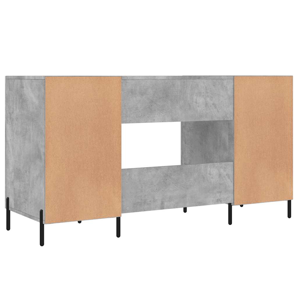 vidaXL Desk 140x50x75 cm engineered wood white